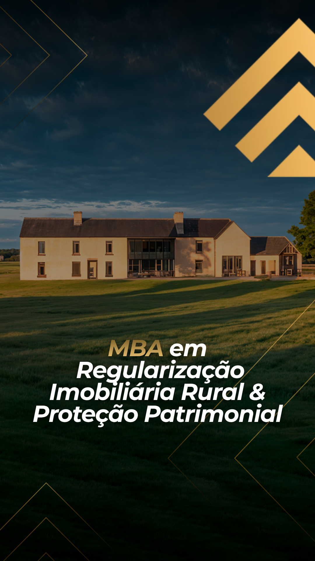 Capa do curso MBA Regularização Imobiliária Rural & Proteção Patrimonial